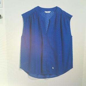 Q&A Meri Hidden Button Down Blouse